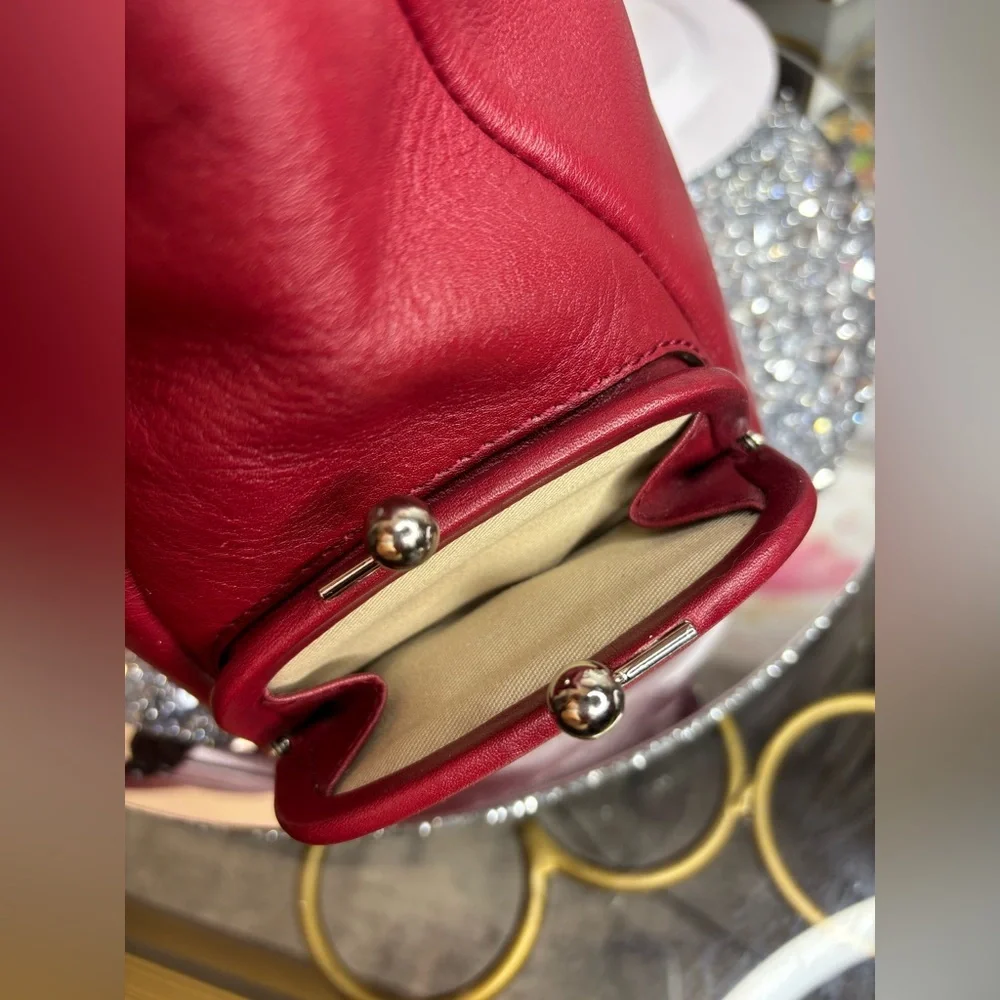 Coach 2012 RARE Legacy leather Archive black cherry Zip Top Handle Bag EUC - Picture 3 of 17